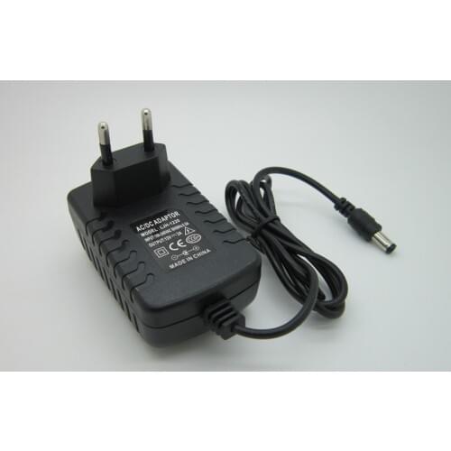 DC 12V 2A 24W adapter power supply monitor door DC 5.5 * 2.1mm European plug US AU UK For Liitokala Lii-500 Charger