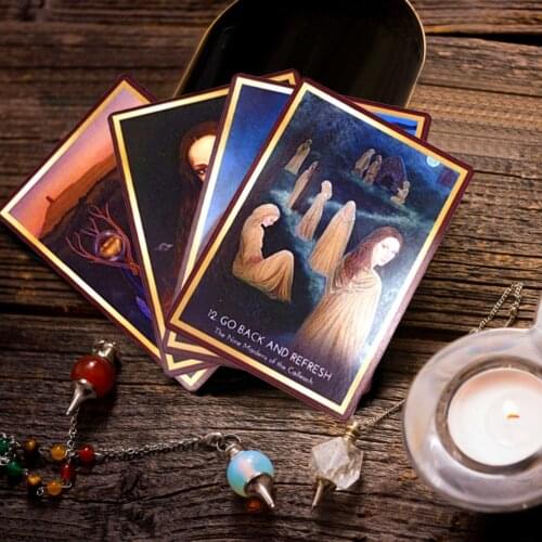 For Transcendent Journeys Oracle Cards Set Tarot Cards Suits Full English Version Board Deck Games Palying Cards Party Game