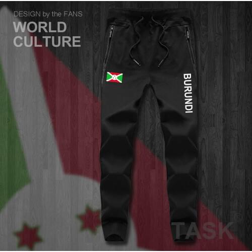 Burundi Burundian East Africa BDI BI mens pants joggers jumpsuit sweatpants track sweat fitness fleece tactical casual nation