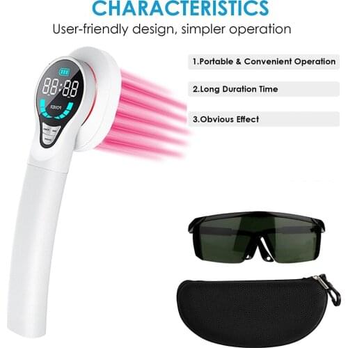 LLLT Cold Laser Medical Therapeutic Machine Pain Relief Wound Healing Laser Treatment Red Light Therapy Pain Reliever