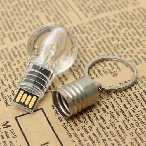 J-boxing Light Bulb Shaped USB Flash Drive 8GB 16GB 32GB U Disk USB drive 64gb flash stick pen drive/disk/car/Gift for Computer