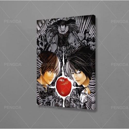 Canvas Modern Picture Death Note Home Anime Two Man Decoration Painting Apple Wall Art Prints Poster Modular Frame Living Room