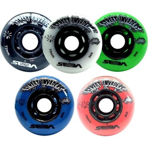 Hyper SEBA wheel 80mm Black White +G Grip Concrete Roller Skates Wheel FSK High HV HL KSJ IGOR Inline Patines Tyres 84A Slalom