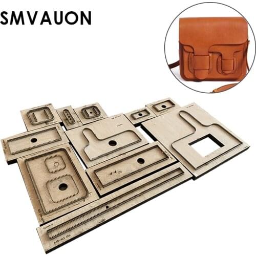 Leather Messenger Bag Cut Dies DIY Handcraft Leather Punch Tool Knife Mold Suitable For Common Die-Cutting Machines
