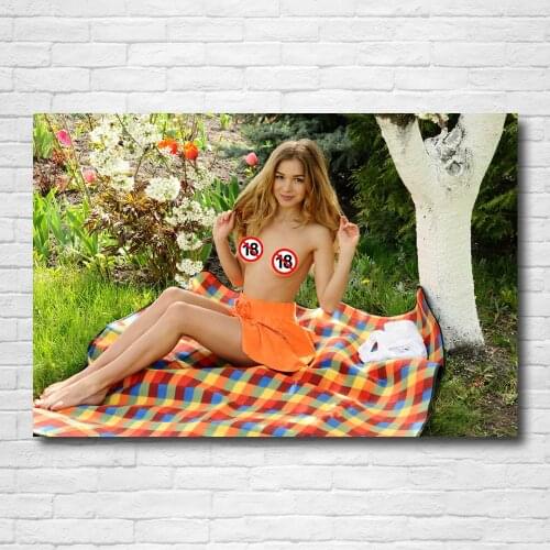 Beauty Cute Girl Sexy Woman Outdoor Body Photo Adult Posters Canvas Print Wall Art Paintings for Home Room Decor