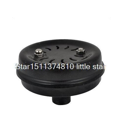 1/2PT Male Thread Dia Metal Air Compressor Intake Filter Silencer Mufflers