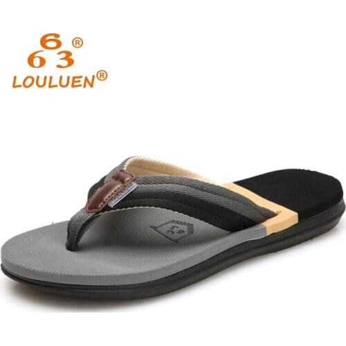 2020 New Arrival Summer Men Flip Flops High Quality Beach Sandals Anti-slip Zapatos Hombre Casual Shoes Wholesale