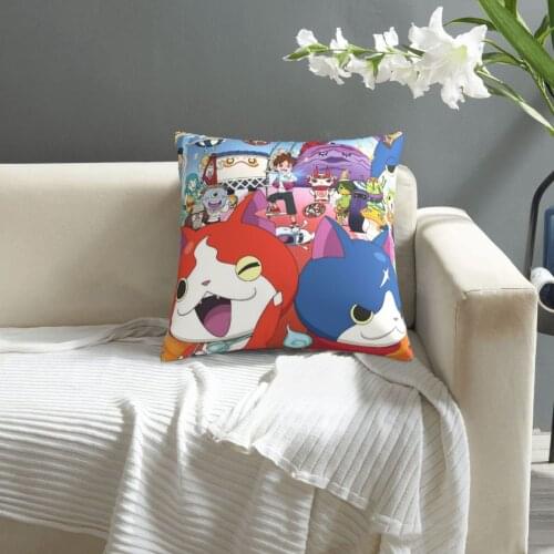 Yo Kai Watch pillowcase printed cushion cover sofa waist pillow pillow cover