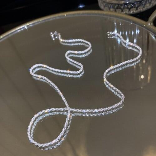 ORZTOON Fashion Summer Shining Female Necklace Light Luxury Star Minimalist Choker Necklace Trendy Women Jewelry Gift New 2021