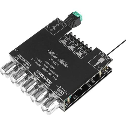 M5TD Bluetooth Amplifier Board Hifi Stereo Amplifier Professional Module Receiver Stereo Remote Music Player