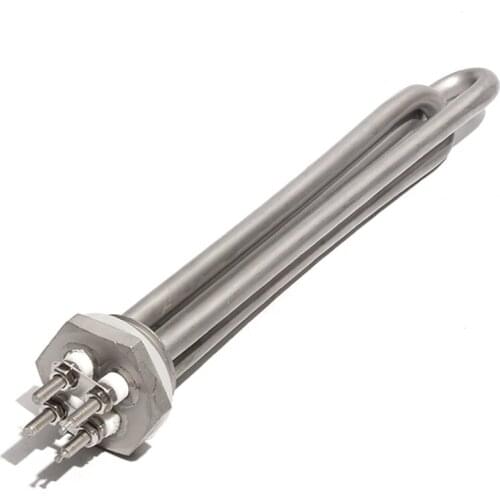 1 Inch BSP/NPT Thread 304 Stainless Steel 36V/48V Immersion Water Heating Tube 600W/900W/1200W/1500W Heater Element