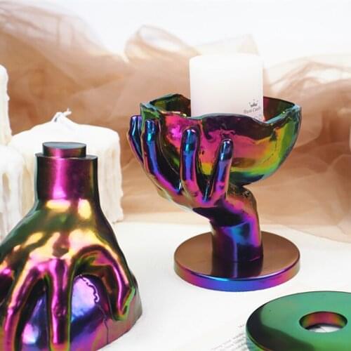 Hand Rest Storage Table Silicone Mould for Diy Handmade Uv Epoxy Plaster Resin Molds Crafts Home Decor Jewelry Holder Newest