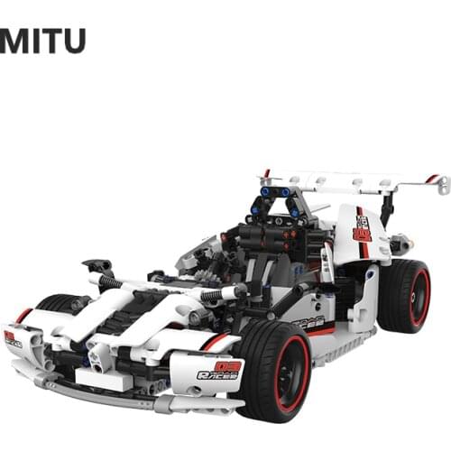 Xiaomi MITU Intelligent Building Blocks Road Racing Car Kids Toy Electric Bluetooth 5.0 APP Smart Remote Control 900+ parts