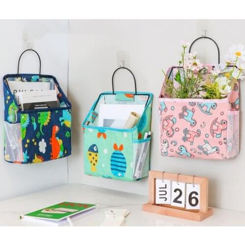 Student Bedside Storage Bag Dormitory Storage Baskets Room Organizer Stationery Organizer Home Office Storage Food Containers