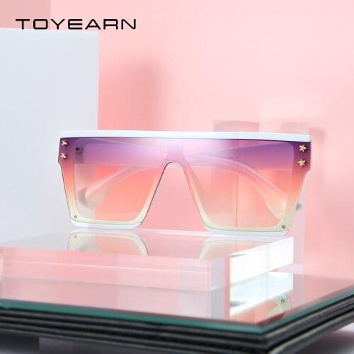 TOYEARN Women's Sunglasses Mirrored