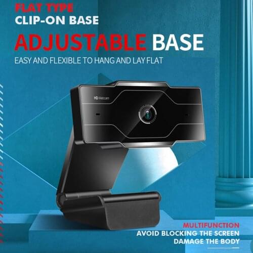 HD 1080P Webcam 720P 2K Computer PC WebCamera with Microphone for Live Broadcast Video Calling Conference Work Camaras Web PC