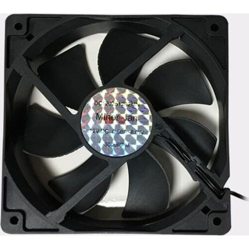 3000RPM Computer Fan Cooling 12cm Chassis Radiator Server Fan PC Cooler Accessories IDE Powered Socket For BTC Bitcoin