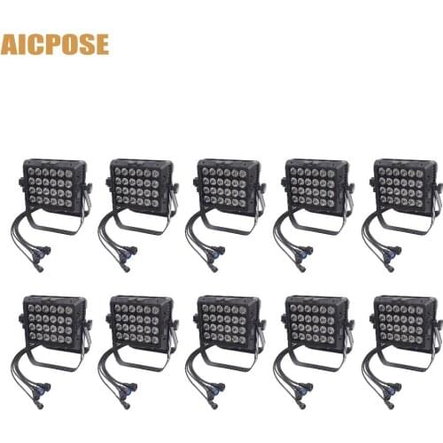 IP65 Waterproof Wall Washer 24x18w RGBWA UV 6in1/RGBW 4in1/RGBWA 5in1 Led Outdoor Rainproof Stage Light Square Par Light