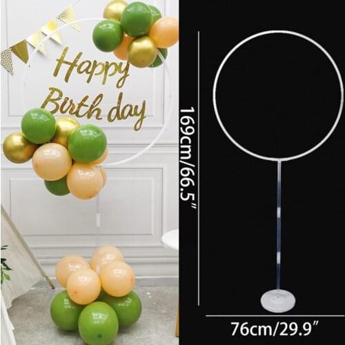 1/2pcs Balloon Arch Balloons Ring Stand Balloons Round Hoop Holder Circle Balloon Stand Baby Shower Birthday Wedding Decoration