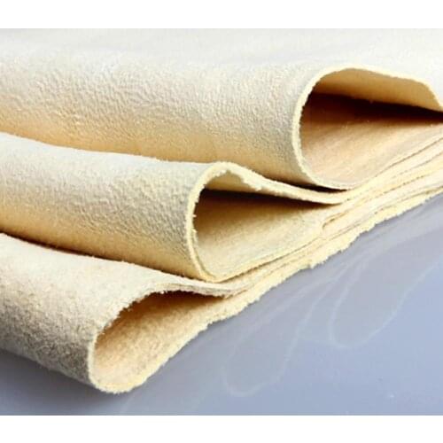 1pcs 100% New with High Qualityirregular Shape50*70cm Leather Washing Towels Cloth Drying Chamois Cleaning Natural Shammy C I4V9