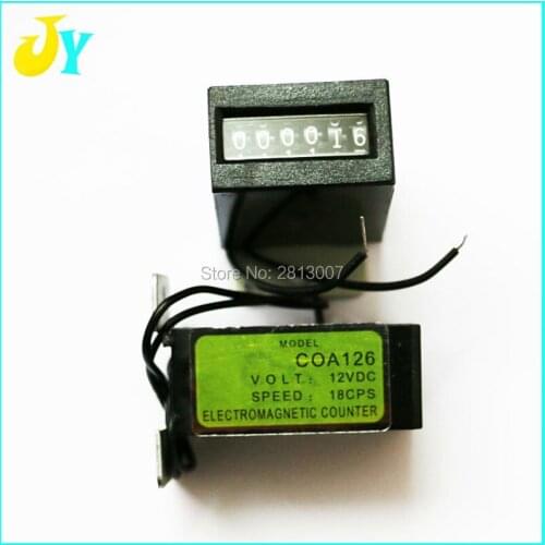 10 pcs/lot 6 digits arcade coin Counter +12V,18cps mechanical counter for arcade game machine parts / crane machine accessories