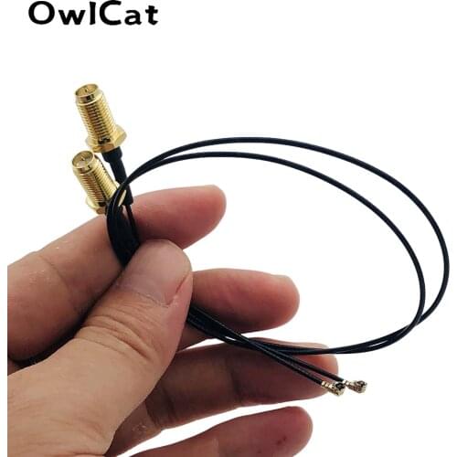 2 Pieces 2.4G Surveillance IP Camera Internal Antenna Wire Wireless Wi-Fi Receiving Antenna Cable Repair Parts Replacement