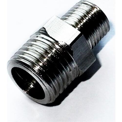 2016 ABEST Airbrush Hose Adaptor Fitting 1/4" Male to 1/8" Male Connector Hobby Tattoo AB-A2