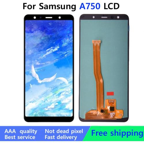 6.0'' A750F LCD For Samsung Galaxy A7 2018 A750 SM-A750F A750F Display With Touch Screen Free Tools+free shipping