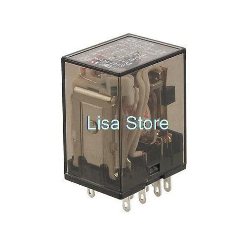 AC 220V Coil 3A AC 240V DC 28V 14 Pins 4PDT 3A Power Relay HH54P JQX-13F