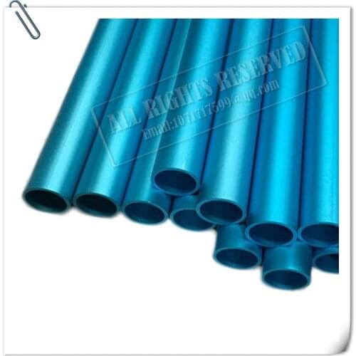 Aluminum Tube Hollow Pipe OD11mm 12mm 13mm 14mm 15mm Custom Color Red Blue Pink Yellow
