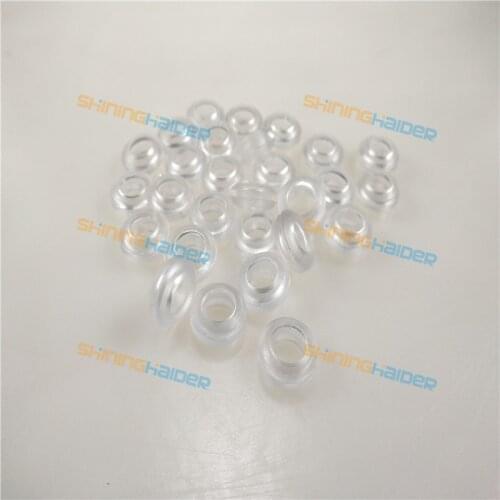 Free shipping 1000PCS inner diameter 6mm transparent PVC grommets PVC cable protector