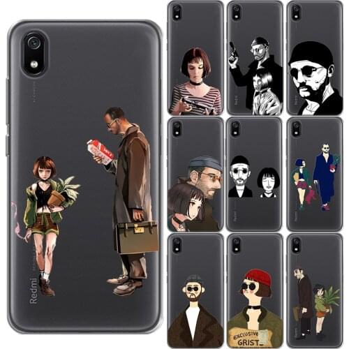 Cute Leon Matilda Case Cover For Xiaomi Mi 9 SE 9T 8 Pro 5X A1 6X A2 A3 Redmi K20 7 Y3 5 Plus Note 10 4 4X 5 6 7 8 Pro