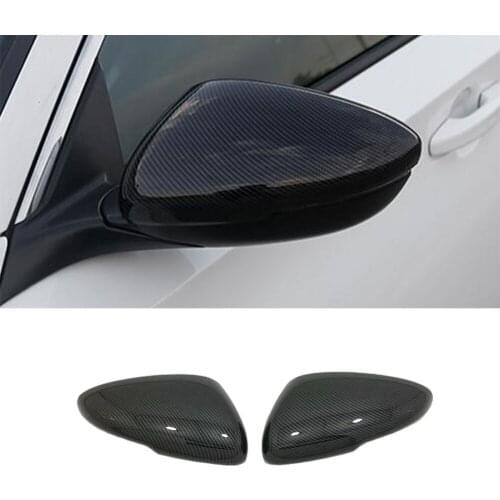 For Honda Accord 10th 2018 2019 ABS Carbon fibre Car rearview mirror cover Cover trim car styling Accessories 2pcs