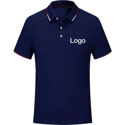 Customized Uniform Polo Shirts For Men And Women Summer High Quality Cotton&silk Short Sleeve Shirts Casual Brand Mens Clothing