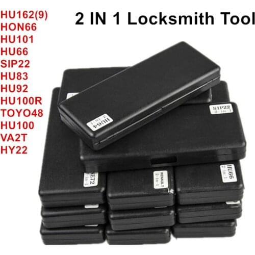 LiShi 2 IN 1 Locksmith Tool HU49 HON66 HU101 HU66 SIP22 HU83 HU92 HU100R TOYO48 HU100 VA2T HY22 for All Types