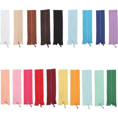 2Pcs Mini Zipper for Doll Clothing DIY Handmade Sewing Zipper Scrapbooking Garment Applique DIY Doll Clothes Accessories