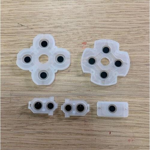 100pcs/lot made in china for ps4 5.0 050 055 gamepad controller button rubber set