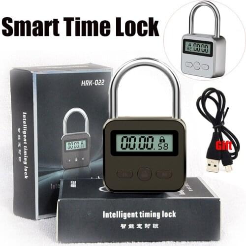 New Smart Metal Timing Lock Electronic Timer Lock,For Bdsm Slave Bondage Handcuff Mouth Gag Sex Chastity Device Couple Sex Tools