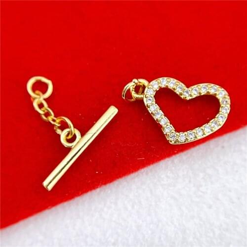 Wholesale DIY Natural Stones Beads Jewelry Making Accessories Silver/Gold/Rose Gold Metal Connector Clasps Findings