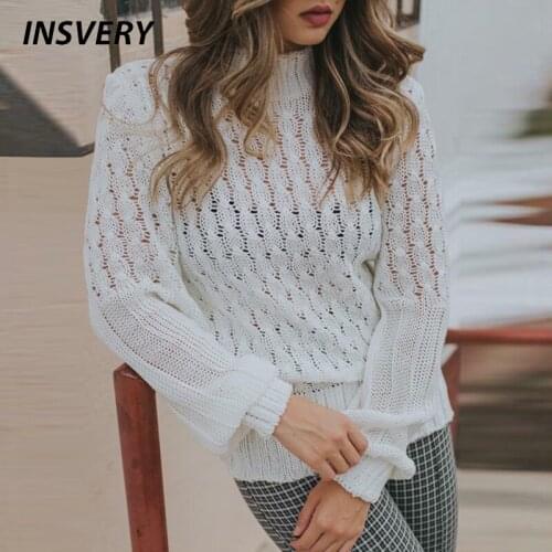 Autumn Women Sweater Turtleneck Long Sleeve Solid Knitted Sweaters For Women Loose Tops Pullover Causal Jumper 2021