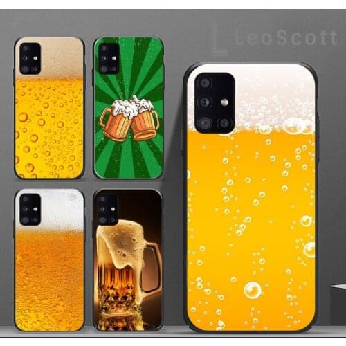 Beers Alcohol Summer Bubble Phone Cases For Samsung A50 A51 A71 A31 A21S S8 S9 S10 S20 S21 Plus Fe Ultra 4G 5G
