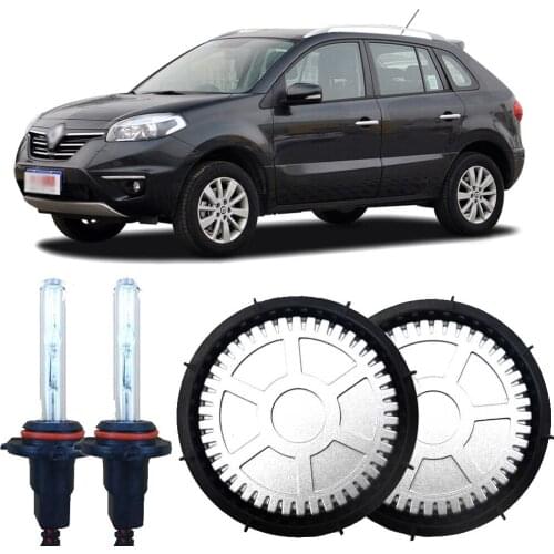 Generation 55W All In One Hi/Lo Beam Error Free H7 Lamp Bulbs Alloy Ballasts Cover HID HeadLights For Renault Koleos