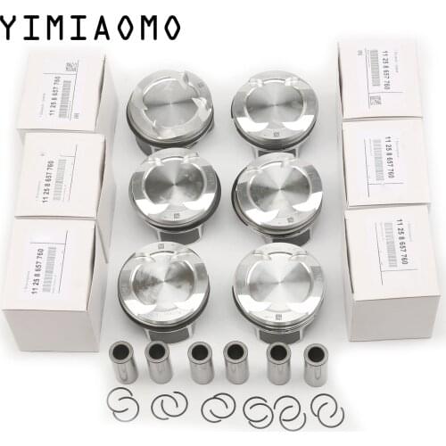 Piston Assembly B58 3.0T 6-Cylinder For BMW M140i M240i 440i xDrive 640i xDrive M 740Li xDrive 540i 112 586 378 07 11258678931