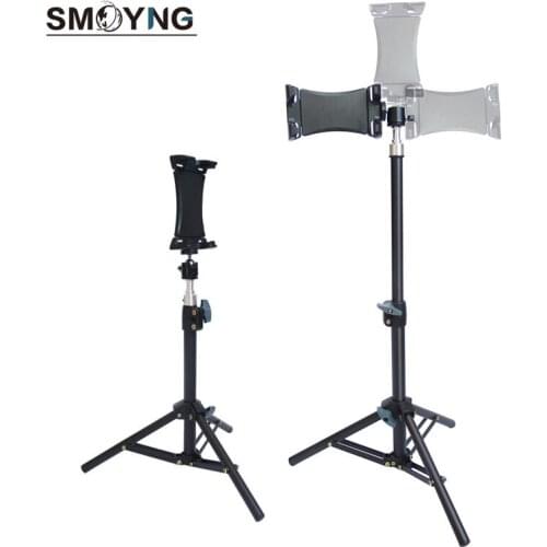 Portable Scalable Metal Tripod Floor Tablet phone Holder Multi-angle Adjustment For iPhone iPad Pro 12.9 Desktop Support Mount