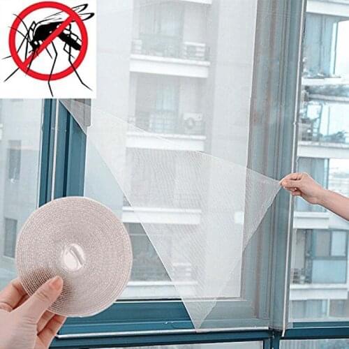 Mosquito Screens Indoor Insect Screen Anti Mosquito Net Self-adhesive Customizable DIY Custom Mesh Material Polyester Screen