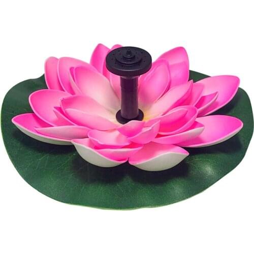2.5W Solar Water Fountain Pool Pond Waterfall Fountain Garden Decoration Outdoor Bird Bath Solar Powered Fountain Floating Water