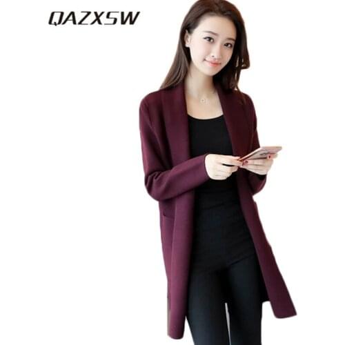 Женские шерстяные кардиганы QAZXSW China At AliExpress