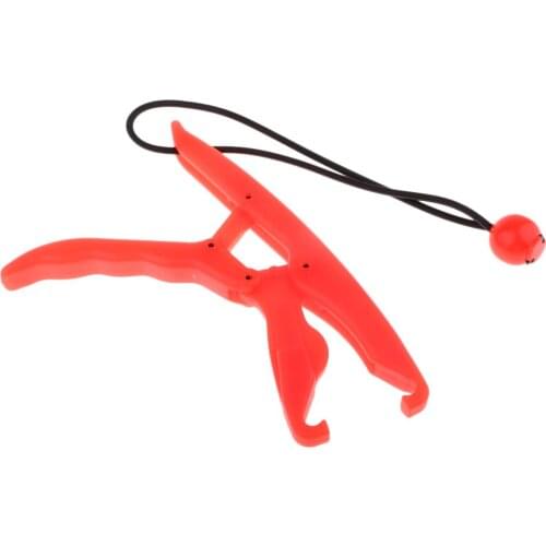 Fishing Plier Floating Fish Lip Grip Gripper Fish Grabber with Wrist Strap