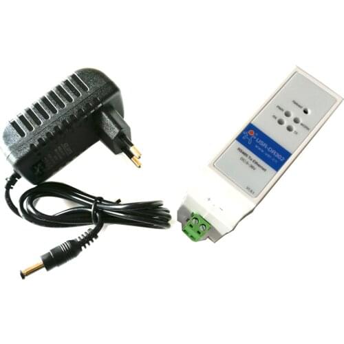 With adapter DIN-Rail Modbus RS485 SERIAL port TO Ethernet Converter bidirectional transparent transmission between RS485