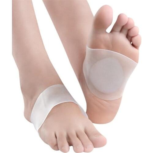 Silicone Gel Arch Support Soft Insoles Pad Pain Relief Plantar Fasciitis Massage Protection Flat Feet Orthopedic Corrector